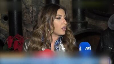 Η Έλενα Παπαρίζου στην κάμερα του Happy Day