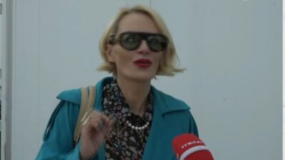 Η Έλενα Χριστοπούλου μπροστά στην κάμερα