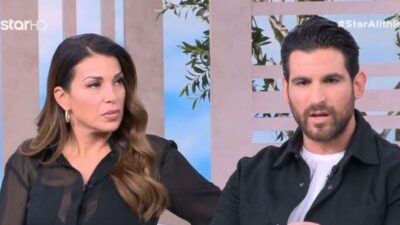 Ο Ετεοκλής Παύλου και η Ελένη Χατζίδου στην εκπομπή Αλήθειες με τη Ζήνα.