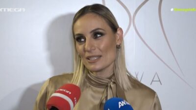 Η Ελεονώρα Μελέτη μπροστά στην κάμερα