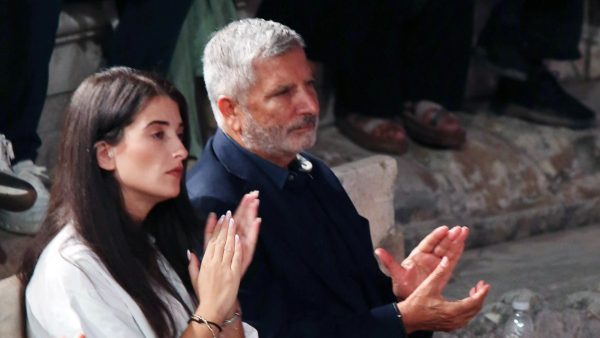 Ο Γιώργος Πατούλης και η Νάνσυ Κοίλου σε έξοδό του