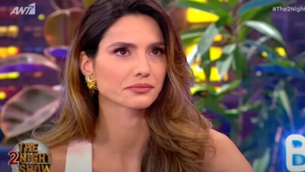 Η Ηλιάνα Παπαγεωργίου στο πλατό του The 2night show
