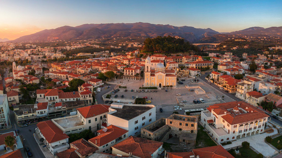 Η Καλαμάτα πανοραμικά