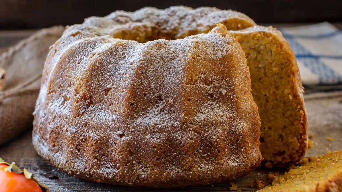 Κέικ με λωτό κομμένο