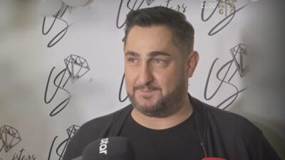 Ο Κυριάκος Καυνός σε βραδινή του έξοδο