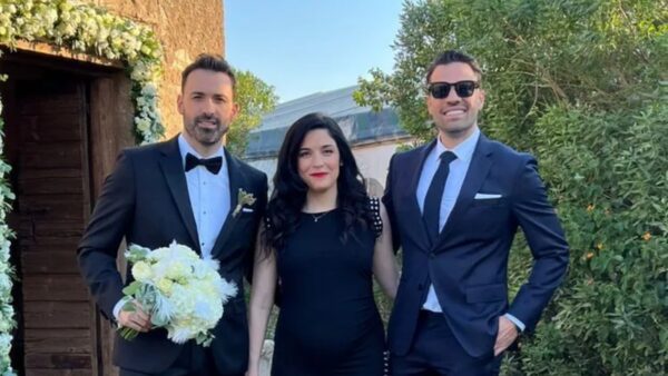 Ο Κωνσταντίνος Αργυρός με τα αδέρφια του