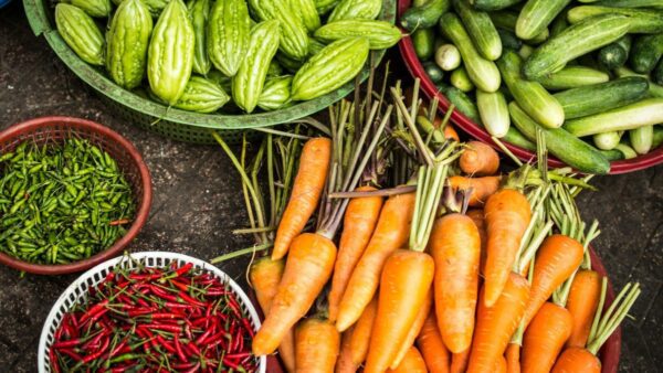 Υγιεινές τροφές λαχανικά πράσινα