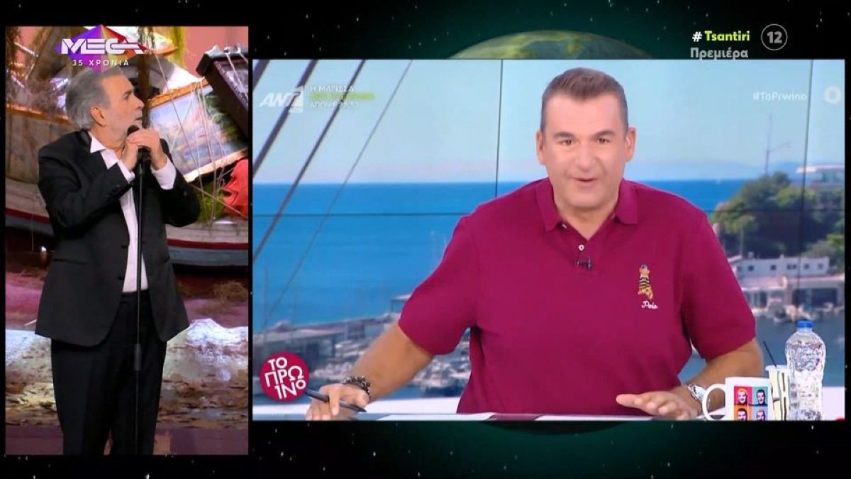 Ο Λάκης Λαζόπουλος σχολιάζει την Γιώργο Λιάγκα στο Αλ Τσαντίρι Νιούζ