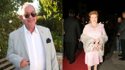 Ο Ηλιάς Μαμαλάκης και η Βέφα Αλεξιάδου