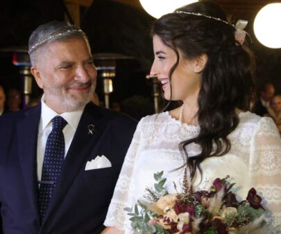 Νάνσυ Κοιλού και Γιώργος Πατούλης στον γάμο τους