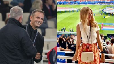 Ο Ντέμης Νικολαϊδης στο ΟΑΚΑ.