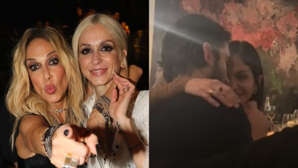 Η Σοφία Καρβέλα με τη μητέρα της και το νέο της σύντροφο