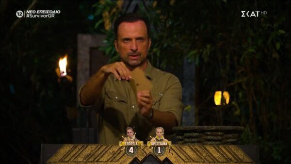 Πλάνο από το Survivor με τον Γιώργο Λιανό