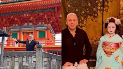 Φωτογραφίες από το ταξίδι του Τάσου Δούση στο Κιότο