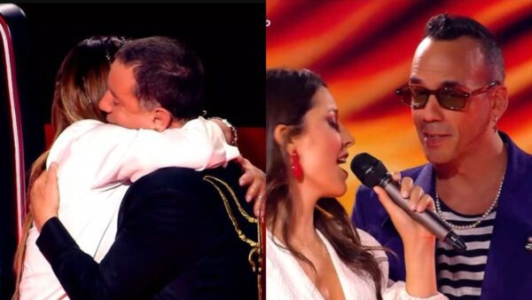 Παπαρίζου Μαζωνάκης αγκαλιά και Μουζουράκης δίπλα σε παίκτρια