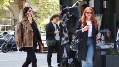 Η Σταματίνα Τσιμτσιλή και η Σίσσυ Χρηστίδου στους δρόμους της Αθήνας