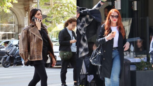 Η Σταματίνα Τσιμτσιλή και η Σίσσυ Χρηστίδου στους δρόμους της Αθήνας