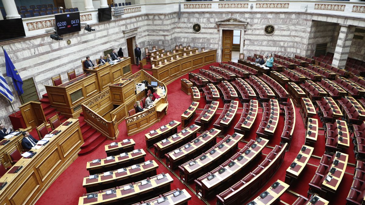 Τα έδρανα της Βουλής