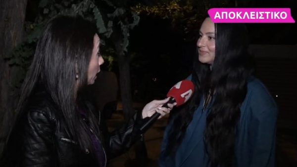 Η Ζενεβιέβ Μαζαρί στην κάμερα του Super Κατερίνα