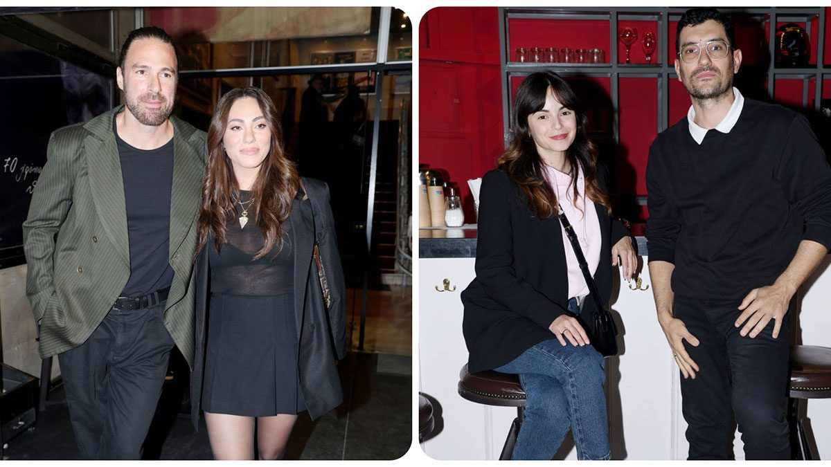 Ερωτευμένα ζευγάρια σε βραδινή έξοδο