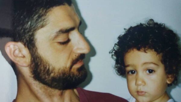 Ο Δημήτρης Ήμελλος με τον γιο του