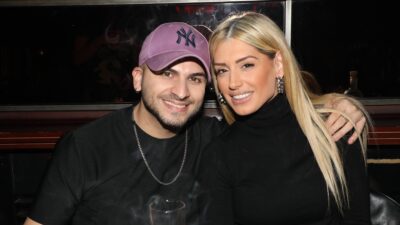 Ο Στέλιος Λεγάκης και η Ειρηάννα σε βραδινή τους έξοδο