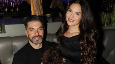 Σπύρος Μαρτίκας και Βρισηίδα Ανδριώτου σε βραδινή έξοδό τους