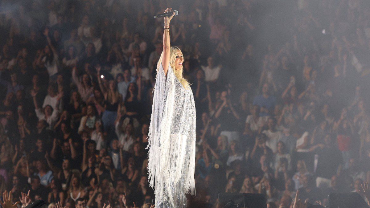 Η Άννα Βίσση στο Καλλιμάρμαρο