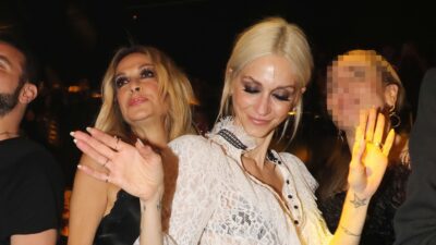 Η Άννα Βίσση και η Σοφία Καρβέλα σε βραδινή τους έξοδο