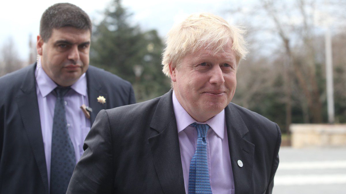 Ο Boris Johnson σε δημόσια εμφάνιση