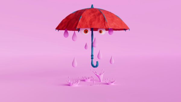 Μια ομπρέλα με μάτια