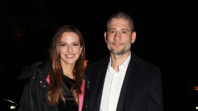 Η Εριέττα Κούρκουλου με τον σύζυγό της σε έξοδο