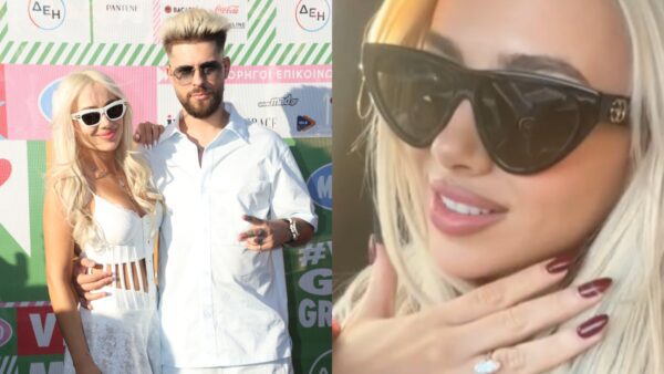 Ο Fy και η Αλεξία Κεφαλά και η ίδια με το μονόπετρο στο χέρι