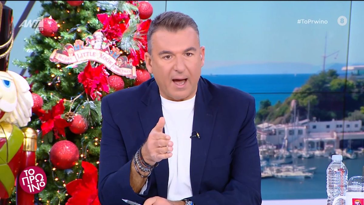 Ο Γιώργος Λιάγκας στο Πρωινό του ΑΝΤ1