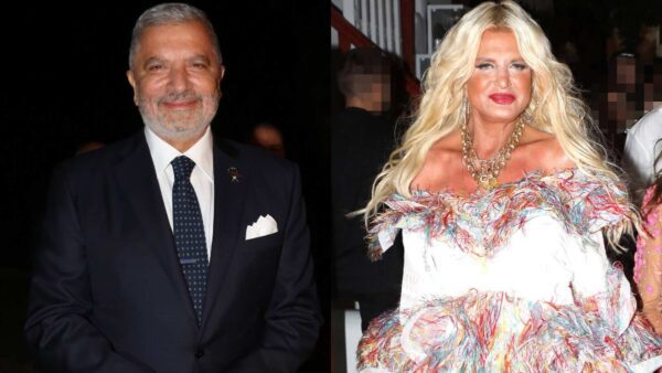 Ο Γιώργος Πατούλης και η Μαρίνα Σταυράκη σε βραδινή έξοδο.