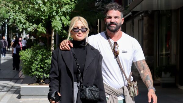 Τούνη Αλεξάνδρου σε πρόσφατη έξοδό τους στην Αθήνα