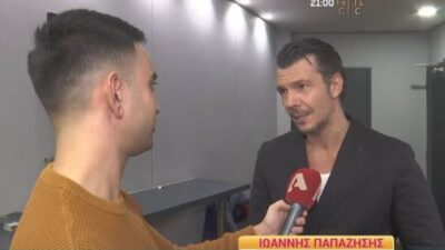Ο Ιωάννης Παπαζήσης μπροστά στην κάμερα