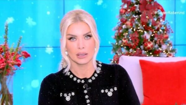 Η Κατερίνα μίλησε στον αέρα της εκπομπή της με τον Παναγιώτη Κουτσουμπή