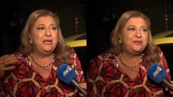 H Ελισάβετ Κωνσταντινίδου μιλάει στην κάμερα