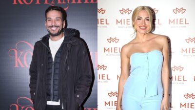 Ο Κώστας Τσουρός και η Ιωάννα Τούνη.