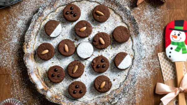 Κουραμπιέδες σοκολάτα