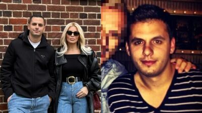 Ο Κουτσουμπής Παναγιώτης με την Κατερίνα Καινούργιου (αριστερά) και δεξιά εκείνος σε μικρή ηλικία