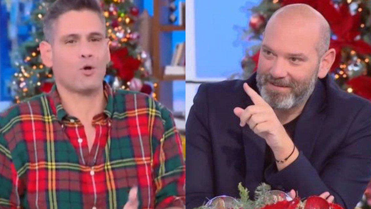 Ο Γιώργος Λάγιος και ο Δημήτρης Ουγγαρέζος στο Buongiorno.