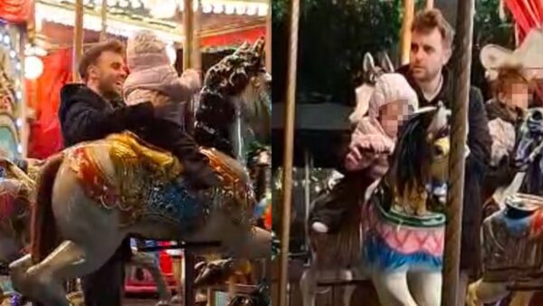 Ο Λάζος Μαντικός με την κόρη του