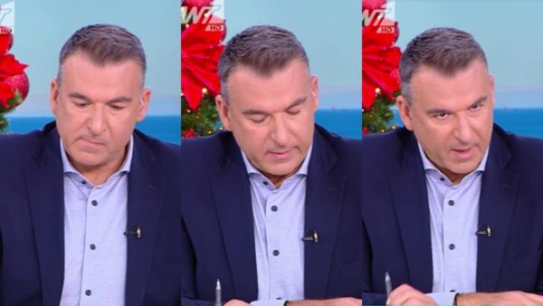 Ο Γιώργος Λιάγκας ΣΤΟ πλατό του Πρωινού