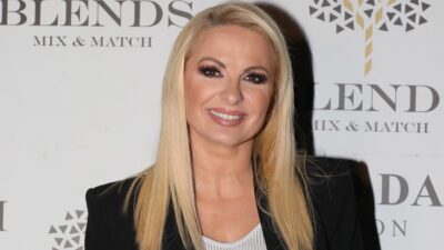 Η Μάγδα Τσέγκου σε βραδινή έξοδο.