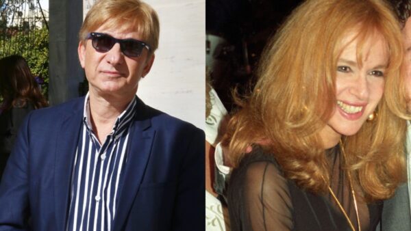 Ο Μάκης Δελαπόρτας και η Αλίκη Βουγιουκλάκη.