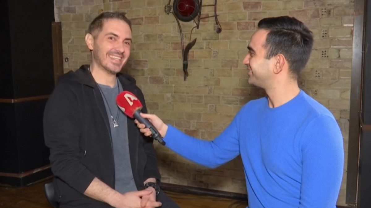 Ο Μιχάλης Χατζηγιάννης στο Happy Day