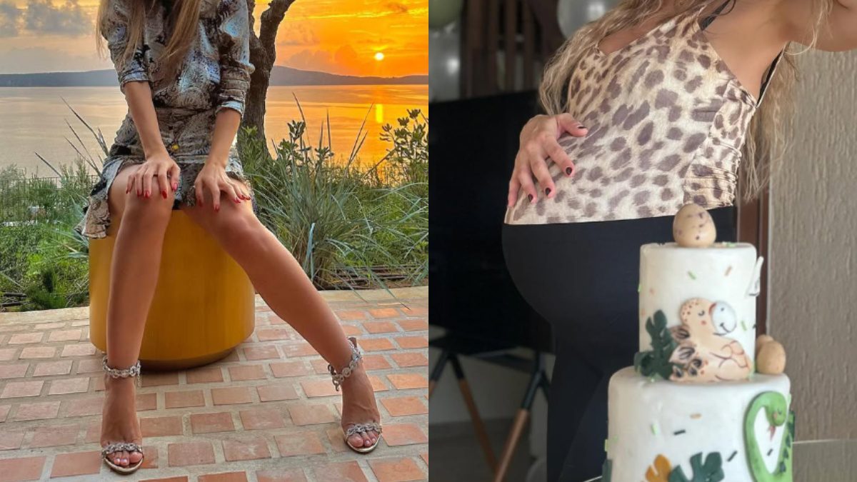 Κομμένες φωτογραφίες της Ναταλίας Κηρύκου από έξοδο και από την εγκυμοσύνη της