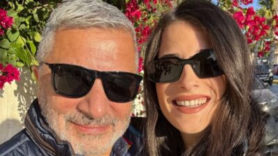 Ο Γιώργος Πατούλης και η Νάνσυ Κοιλού χαμογελαστοί